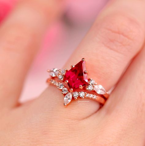 Pink Ruby Ring, Ruby And Gold Ring, Ruby Ring Engagement, Ruby Ring Set, Silver Ruby Ring, Ruby Wedding Rings, Couples Ring, Ruby And Diamond Ring, Ruby Rings