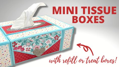 Mini Tissue Boxes, Scoring Board, Up Craft, Box Video, Tissue Pack, Paper Purse, Kleenex Box, Jennifer Mcguire, Mini Envelopes