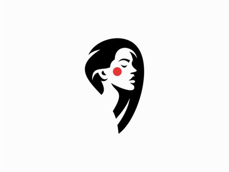 Woman logo by Lucian Radu on Dribbble Charity Logo Design, Charity Logos, Women Logo, Tea Logo, Logo Generator, Logo Design Set, Woman Logo, Makeup Artist Logo, Playing Cards Design