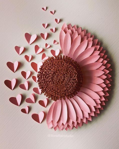 Paper Craft Decoration Ideas, Diy Flower Decor, Flower With Paper, Paper Projects Diy, Paper Flower Garlands, Sunflower Crafts, Paper Sunflowers, Snowflake Craft, Paper Flower Decor