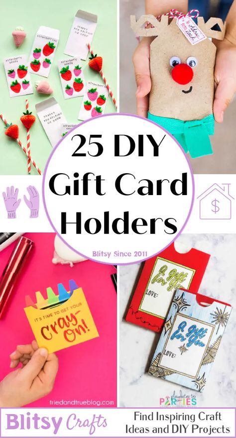 25 DIY Gift Card Holder Ideas (Free Printable Template) Gift Card Holder Template Cricut, Svg Gift Card Holder, Diy Gift Card Holder Ideas Paper Crafts, Homemade Gift Card Ideas, Paper Gift Card Holder Diy, Gift Card Template Printable Free, Handmade Gift Card Holders, Cricut Gift Card Holder Svg Free, Gift Card Holder Template Free Printable