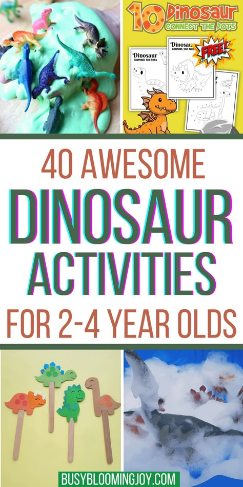 Dinosaur Arts And Crafts, Dinosaur Crafts For Toddlers, Dinosaur Activities For Preschool, Easy Dinosaur Crafts, Dino Activities, Preschool Free Printables, Crafts Dinosaur, Build A Dinosaur, Fossils Activities