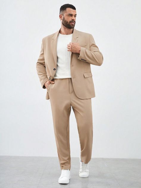 Plus Size Men Suits, Plus Size Suits, Men Plus Size, Casual Suit, Formal Outfit, Plus Size Casual, Mens Suits, Plus Size, Pants