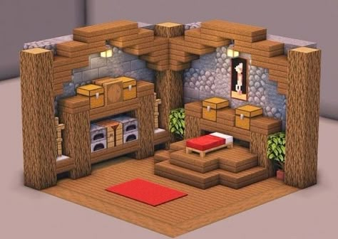 Minecraft Interior Design Ideas, Minecraft Room Designs, Minecraft Cool, Minecraft Hack, Interior Design Minecraft, Minecraft Room Decor, Bedroom Ideas Minecraft, Interior Minecraft, Construction Minecraft