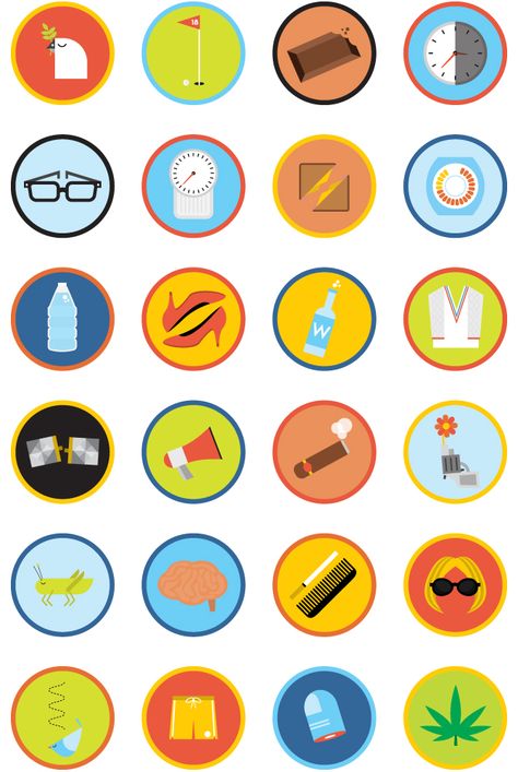 Badge Icon, Infographic Design Layout, Icon Design Inspiration, Flat Design Icons, Info Graphics, Fashion Illustration Vintage, Doodle Icon, Badge Design, Flat Icon