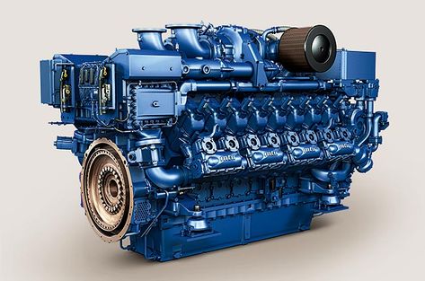 Working of a Diesel Engine Depends on the type of Diesel Engine. Here are two types of Diesel Engines. Diy Old Car Parts Furniture, Marine Diesel Engine, Studebaker Trucks, Motor Vehicle Engine Parts, Diesel Mechanics, Antique Tractors, Race Engines, Combustion Engine, Truck Engine