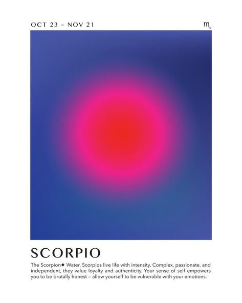 Scorpio Aura Wallpaper, Scorpio Wallpaper Aesthetic, Aura Gradient Wallpaper, Scorpio Aura, Aura Artwork, Scorpio Poster, Zodiac Aura, Scorpio Astrology, Aura Art