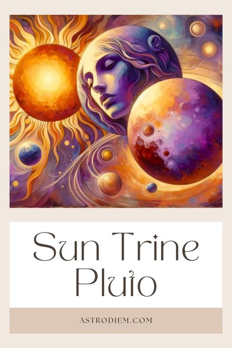 When the Sun trines Pluto in a natal chart, it’s like having a backstage pass to the deeper and more transformative aspects of life. #AstrologyAspects #CelestialEvents #PlanetaryTransits #AstrologyInsights Pluto Retrograde Meaning, Pluto Retrograde 2023, Sun Trine Pluto, Pluto In 3rd House, Moon Pluto Aspect, Pluto Retrograde, What Lies Beneath, Scorpio Moon, Leadership Roles