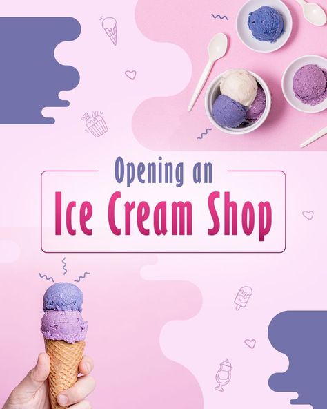 If you want to open an ice cream shop, reading our blog post would be a good start to learn all the details about the ice cream business. - #icecreamshop #icecreamequipment #restaurantequipment #commercialkitchenequipment #restaurantsupply Ice Cream Shop Business Plan, Ice Cream Shop Recipes, Ice Cream Shops Ideas, How To Start An Ice Cream Business, Opening An Ice Cream Shop, Ice Cream Shop Menu Ideas, Ice Cream Shop Ideas Interiors, Ice Cream Store Aesthetic, Ice Cream Business Ideas