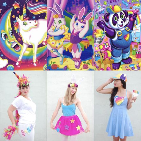 DIY Lisa Frank Halloween Costumes: Bunny Ballerina - Wild Amor Lisa Frank Outfit, Diy Lisa Frank, Lisa Frank Costume, Lisa Frank Halloween, Adult Costumes Diy, Horse Halloween Costumes, 80 Cartoons, Halloween Coustumes, Neon Rainbow