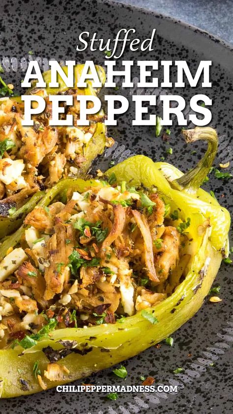 Cheese Stuffed Anaheim Peppers, Anaheim Pepper Recipes Chicken, Roasting Anaheim Peppers In The Oven, Chicken Stuffed Anaheim Peppers, Stuffed Chili Peppers Recipes, Roasted Anaheim Peppers, Fresh Anaheim Pepper Recipes, Recipes Using Anaheim Peppers, Roasted Anaheim Pepper Recipes