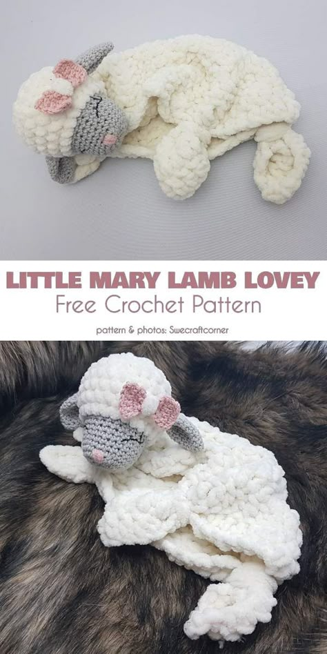 Thanksgiving Crochet, Knit Slippers, Lovey Pattern, Crochet Lovey, شال كروشيه, Confection Au Crochet, Crochet For Baby, Animals Crochet, Haken Baby