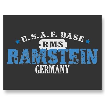 Ramstein, Germany Ramstein Germany, Air Force Base, Air Force Bases, Holy Ghost, Postcard Design, Post Cards, Air Force, Feel Good, Thank You Cards