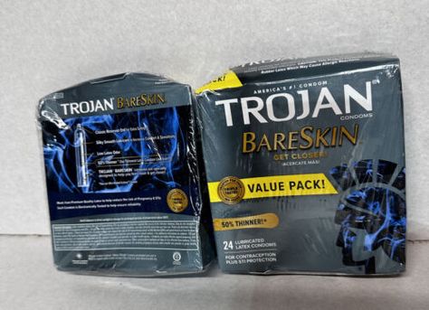 Trojan BareSkin Condoms - Value 2xPack - 24 Latex Condoms Exp 01/06/2027 22600998532 | eBay Cordless Phone, Caller Id, Happy Mom, Birth Control, Fertility, Best Deals, Health, For Sale, Beauty