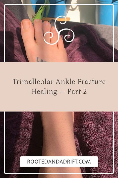 Updating my recovery from a trimalleolar ankle fracture: months 2 and 3 after the accident and ORIF surgery. Walking! Dealing with healing. Processing feelings and trauma. Tibia And Fibula Fracture Recovery, Post Ankle Surgery Recovery, Trimalleolar Fracture Recovery, Broken Ankle Recovery Tips, Trimalleolar Fracture, Ankle Fracture Recovery, Ankle Break, Processing Feelings, Ankle Surgery Recovery