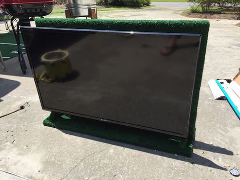 DIY Tailgate TV Setup » Rogue Engineer Tailgate Tv Setup, Ultimate Tailgate Setup, Tailgate Setup Ideas, Clemson Birthday, Tailgate Setup, Tailgating Setup, Tv Setup, Tailgate Table, Tailgate Tent