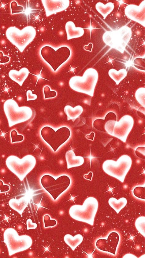 Oldies Background, Old School Backgrounds, 2000s Heart Background, Oldies Aesthetic Wallpaper, 2000s Backdrop, Chicana Wallpapers, 2000 Background, Mcbling Wallpaper, Red Heart Wallpaper