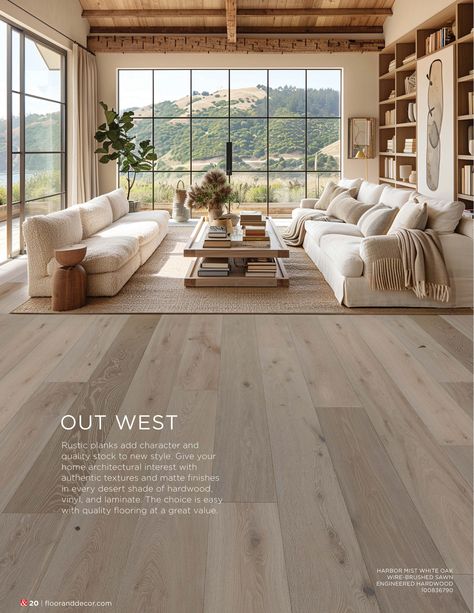 Wood Floor Colors, Oak Engineered Hardwood, White Oak Hardwood Floors, Natural Wood Flooring, Light Hardwood, Light Hardwood Floors, Oak Wood Floors, Wood Floors Wide Plank, Oak Hardwood Flooring