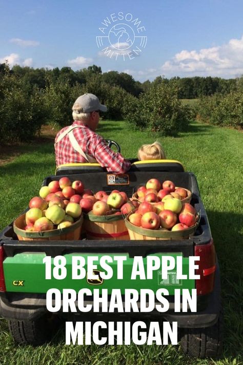 Fall In Michigan, Cider Mill, Apple Orchards, Michigan Road Trip, Mackinaw City, Apple Farm, Pumpkin Patches, Michigan Travel, Haunted Houses