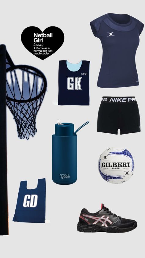 Netball Stretches, Netball Outfit, Netball Tips, Netball Aesthetic, Netball Outfits, Netball Pictures, Sports Bag Essentials, Netball Kit, Netball Training