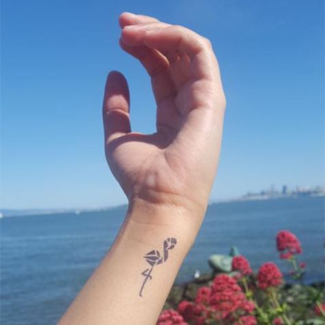 Pinky Tattoo, Flamingo Tattoo, Moon Phases Tattoo, Bestie Tattoo, Human Body Art, Sunflower Tattoos, Wrist Tattoo, Subtle Tattoos, Semi Permanent Tattoo