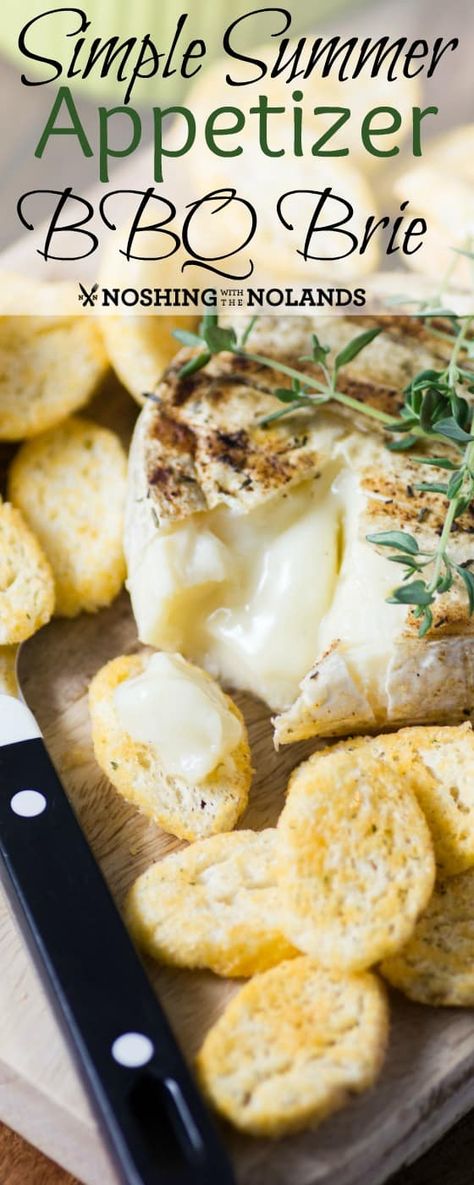 Bbq Brie, Camping Appetizers, Bbq Recipes Sides, Brie Cheese Recipes, Bbq Appetizers, Summer Appetizers Easy, Brie Appetizer, Summer Appetizer, Summer Eating