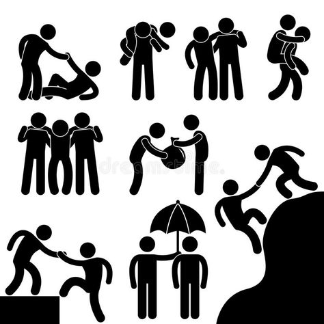 Business Friend Helping Each Other. A set of pictogram representing business fri , #Sponsored, #Helping, #set, #Business, #Friend, #pictogram #ad Friends Picture, Person Icon, Drawings Photos, Human Icon, Stick People, Helping Each Other, Business Friends, People Icon, Media Campaign