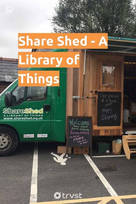 Tool Library, Library Cart, Money Binder, Gardening Equipment, Mobile Library, Community Hub, Community Projects, Useful Items, National Lottery