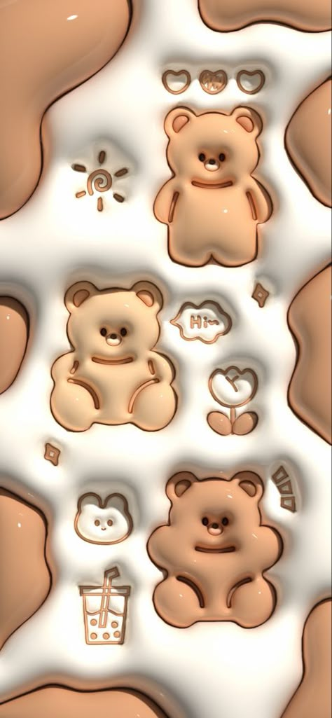 3d Wallpaper Cute, ليلو وستيتش, 3d Wallpaper Iphone, Jelly Wallpaper, Retro Wallpaper Iphone, Desain Quilling, Whatsapp Wallpaper Cute, Bubbles Wallpaper, Iphone Wallpaper Kawaii