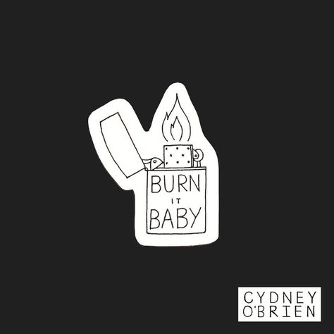 @cydneyobrien.art on Instagram: “• burn it baby” Slow Burn Tattoo, Burn Tattoo, Geniale Tattoos, Slow Burn, Portfolio Design, Peace Gesture, I Tattoo, Tatting, Tattoo Designs