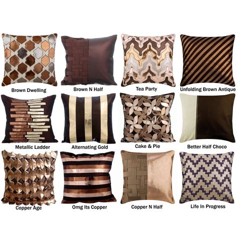 Lounge Cushions Ideas, Chocolate Brown Sofa Living Room Ideas, Throw Pillows For Brown Couch, Chocolate Brown Couch Living Room Ideas, Chocolate Couch, Orange Couch, Brown Pillow Covers, Brown Couch, Brown Throw Pillows