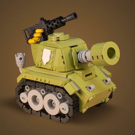 Tyler Clites jumps back into battle with a LEG-endary, not-so-tiny tank Toy Tanks, Lego Ww2, Lego Universe, Tiny Tank, Lego Army, Lego Military, Lego Mecha, Lego Pictures, Arte Robot