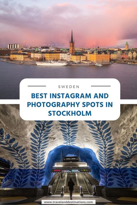 Discover some of the best and most beautiful Instagram and photography spots in Stockholm  #stockholm #sweden #instagram #photography #travel #europe #travelanddestinations #citybreaks #bestcitybreaks #travelideas #inspiration #travel #explore #placestovisit Stockholm Photo Ideas, Stockholm Itinerary, Stockholm Sweden Travel, Stockholm Instagram Spots, Stockholm Places To See, Stockholm Travel, Stockholm City, Instagram Locations, Sweden Travel