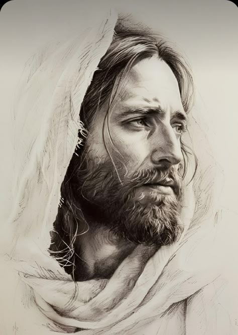 Jesus Christ Drawing, Biblical Illustrations, Jesus Drawing, Biblical Scenes, Jesus Art Drawing, Jesus Christ Illustration, Jesus Drawings, Jesus Christ Painting, Jesus Artwork