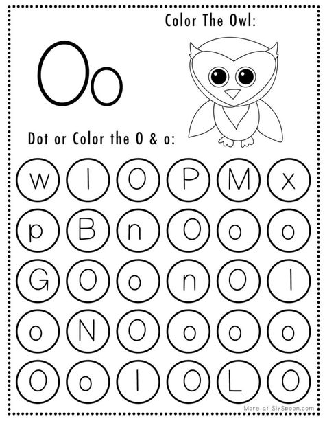 Free Halloween Themed Letter Dotting Worksheets For Letter O - Set includes a variety of Letter O coloring and tracing worksheets. Ideal for homeschoolers & preschool teachers and perfect for Halloween-themed lesson plans! 🍁🖍👻🎨 #Homeschooling #PreschoolEducation #PreKLearning #HalloweenActivities #AlphabetWorksheets #Owl #Printables #Freeprintable #letterO#FreeprintableHalloweenWorksheet #HalloweenWorksheets Letter O Activities, Toddler Homeschool Activities, Letter Recognition Worksheets, Space Crafts For Kids, Alphabet Crafts Preschool, Dot Marker Activities, Abc Worksheets, Free Printable Halloween, Halloween Worksheets