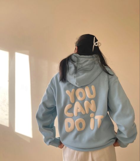 Dreamy blue hoodie #fashion #aesthetic #clothing #dream #motivation Blue Hoodie Aesthetic, Hoodie Season, Light Aesthetic, Dream Motivation, Hoodie Aesthetic, Colour Blocking, Aesthetic Clothing, Blue Hoodie, Fashion Aesthetic