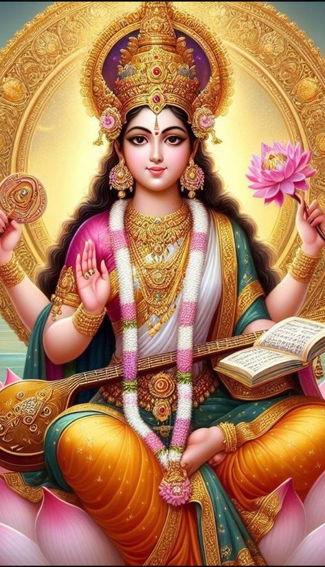 Lord Saraswati, Mata Saraswati, Ma Laxmi, Saraswati Mata, Maa Saraswati, Saraswati Devi, Buddha Artwork, File Manager, Motion Wallpapers