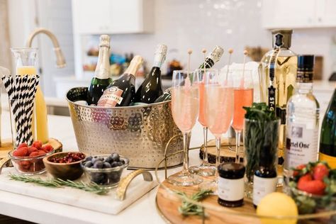 Brunch Birthday Ideas, Pop Rocks Candy, Best Champagne, Champagne Brunch, Gin Bar, Atlanta Fashion, Champagne Party, Champagne Bar, Mimosa Bar