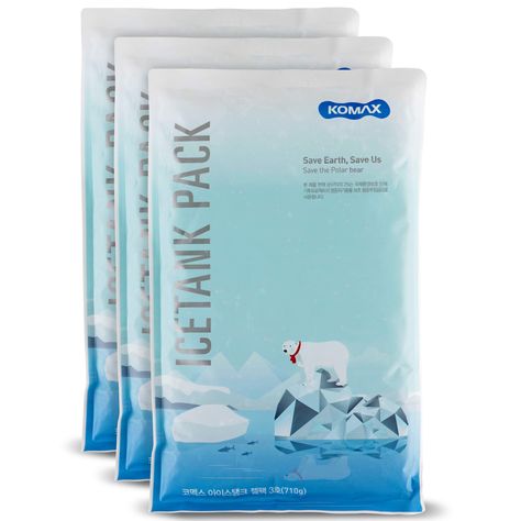 Komax Large Reusable Ice Packs for Coolers   12 to 15 Hours of Cold Gel Ice Pack for Cooler Set   Slim & Flexible Freezer Pac Ice Packs For Coolers, Save The Polar Bears, Freezer Packs, Camping Coolers, Gel Ice Packs, Cooler Bags, Cooler Accessories, Lunch Box Set, Packing A Cooler