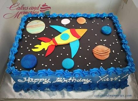 Photo Print Cake, Outer Space Cake, Pastel Rectangular, Planet Cake, Galaxy Cake, Dino Cake, Birthday Sheet Cakes, Snowman Cake, Astronaut Birthday