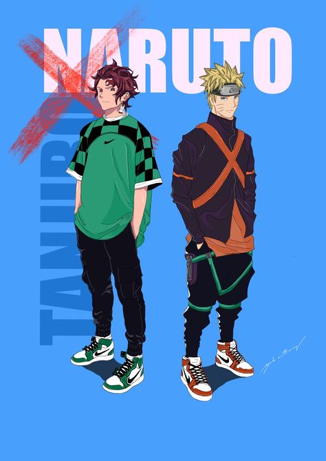 Anime Character Streetwear, Anime Character In Streetwear, Anime Streetwear Art, Anime Hypebeast, Urban Anime, Hypebeast Anime, Dino Drawing, Urban Samurai, Outfit Anime