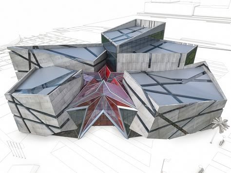 Museum Exterior Design Architecture, Museum Building Design, Modern Museum Design, Modern Museum Architecture, Museum Design Architecture, Museum Site Plan, Museum Floor Plan, Art Museum Architecture, Museum Building