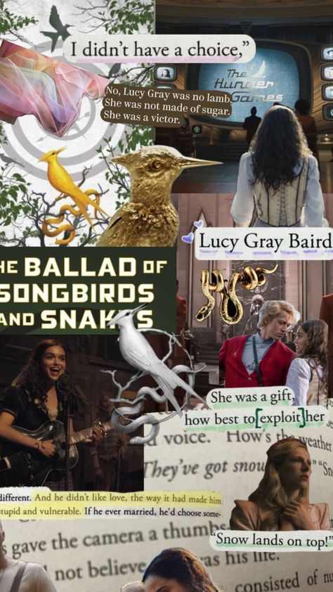 #lucygray Ballard Of Songbirds And Snakes, Hunger Games Wallpaper, Hunger Games Fan Art, Hunger Games Books, Hunger Games Memes, Hunter Games, Snake Wallpaper, Hunger Games Movies, Hunger Games Fandom