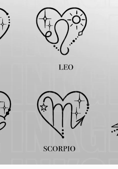 Leo Virgo Cusp Tattoo, Leo And Scorpio Tattoo, Smaller Tattoos, Scorpio Tattoos, Simple Finger Tattoo, Scorpio Constellation Tattoos, Tatoo Inspiration, Scorpio Tattoo, Leo And Scorpio