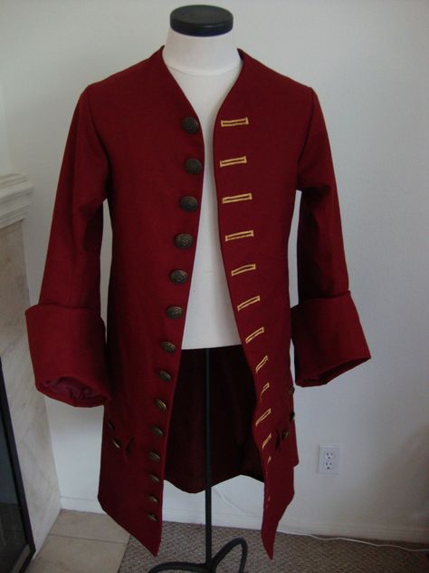 Captain hook jacket Pirate Trench Coat, No Face Costume, Disneyland Pirates Of The Caribbean, Disney Cruise Pirate Night, Pirate Coat, Captain Hook Costume, Diy Pirate, Star Catcher, Pirate Costume Diy