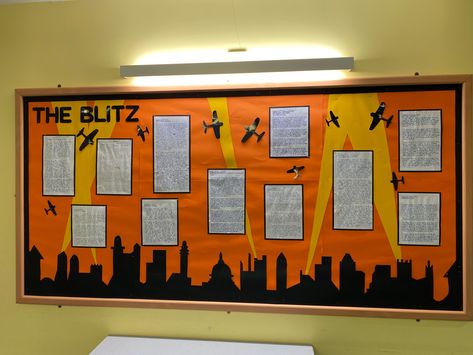 History Descriptive Writing KS2 Primary School Displays, School Displays, The Blitz, Descriptive Writing, Primary School, Writing, History