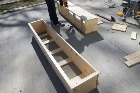 Flower Boxes Window, Wood Window Boxes, Wood Flower Box, Window Boxes Diy, Jenny Steffens Hobick, Diy Flower Boxes, Boxes Diy, Box Window, House Shutters