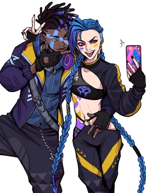 Ekko League Of Legends, Jhin League Of Legends, League Legends, Jinx League Of Legends, League Of Legends Characters, Lol League Of Legends, Art Anime, Art Reference Poses, Character Design Inspiration