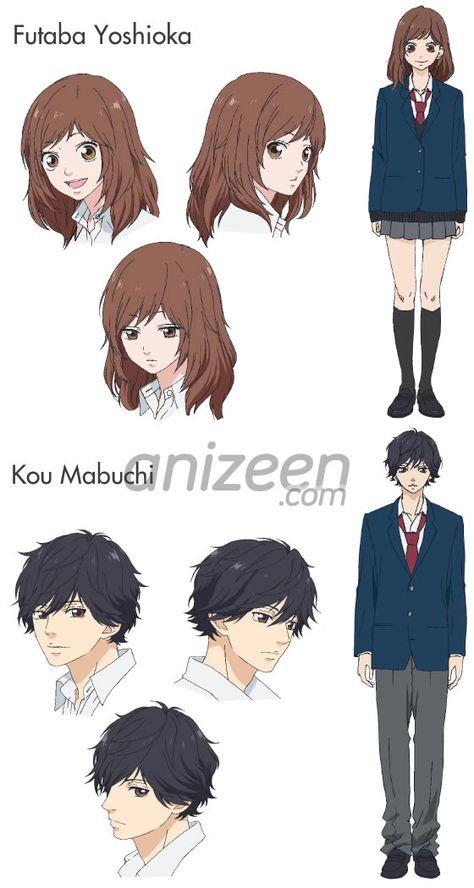 Ao Haru Ride - Kou and Futaba Futaba Haircut, Ao Haru Ride Kou, Futaba Y Kou, Otaku Problems, Ao Haru, Blue Springs Ride, Cute Love Stories, Blue Springs, Lucky Girl