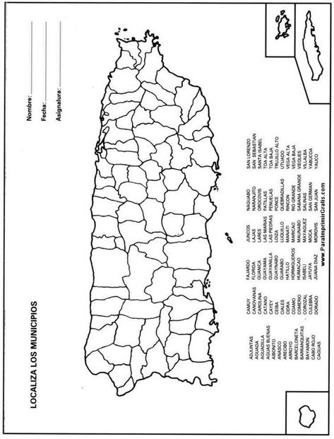 Mapa Municipios de Puerto Rico Diy Projects For School, Puerto Rico Map, Projects For School, Patio Designs, Backyard Patio Designs, Patio Design, School Projects, Backyard Patio, Social Studies